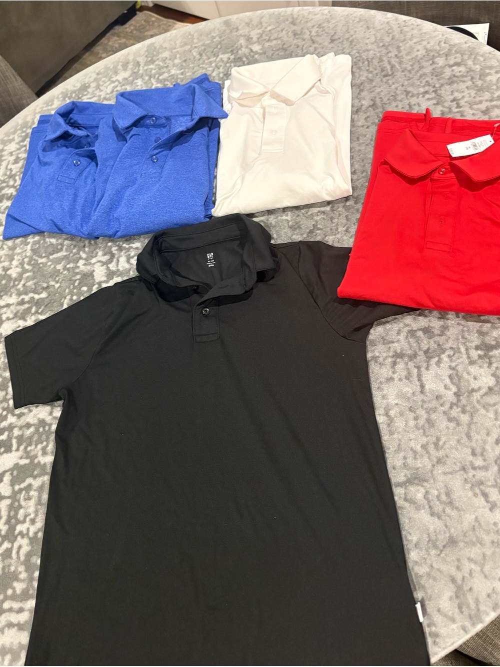 5 GAP Boys Polo Shirts NEVER WORN size XL/12